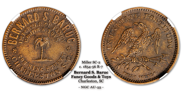 Miller SC-2 Chibbaro SC-1305-E Bernard S. Baruc Charleston South Carolina SC