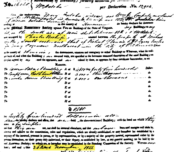 1851 Policy Confirming Charles Beck Jr, and continued existence of baths facility 