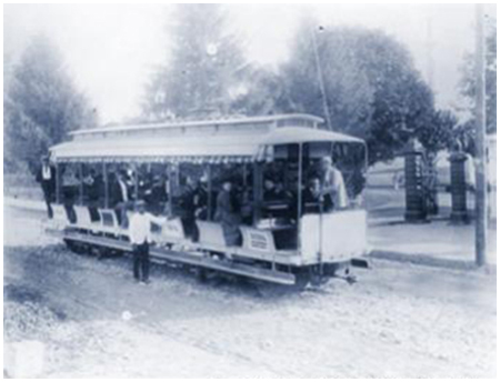 Gettysburg Electric Railway Token Trolley Photograph