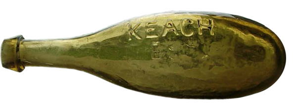 P.R. Keach Soda Water bottle