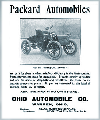 Ohio Automobile Company Warren Ohio Packard Automobiles