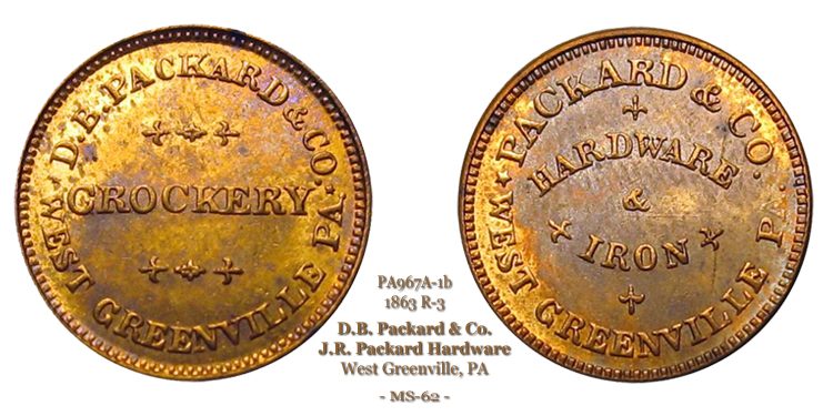 PA967A-1b D.B. Packard Hardware John R. Packard&Co Hardware and Iron West Greenville PA