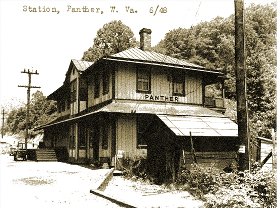 Panther Coal Company Railroad Depot Station 