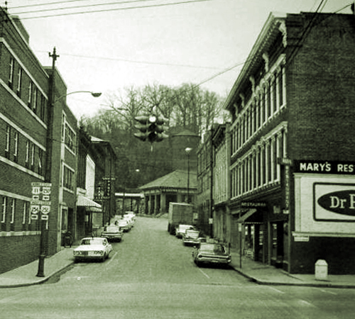 Original 111 South Augusta Street, Staunton Virginia 1960s Site of John Burns Saloon Tavern