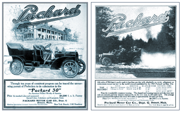 Packard Motor Car Company The Packard "30" 606 Miles in Michigan, No Failures but a flat tire.
