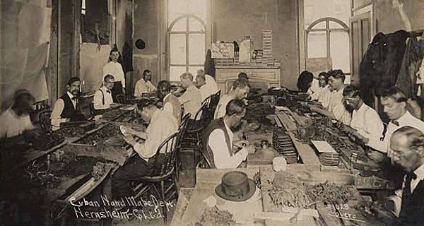 S. Hernsheim Brothers &amp; Co Tobacco - Cuban Cigar Rolling Department