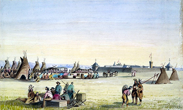 Fort Union and the Distribution of Goods to the Assinniboines