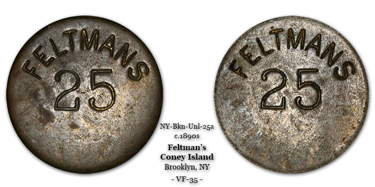 Feltman's Token 25-cents