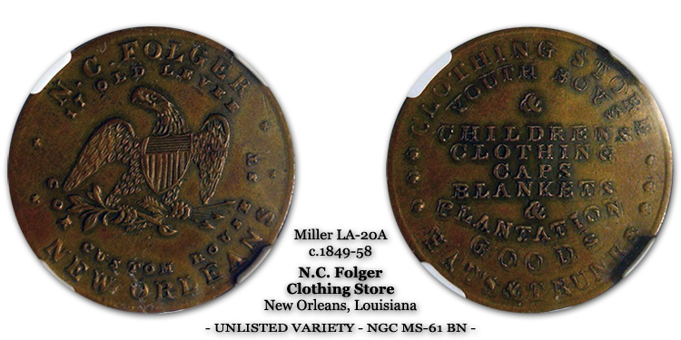 Miller LA-20A N.C. Folger - Unlisted Variety