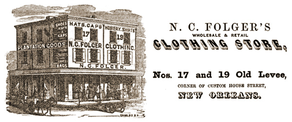 N.C. Folger's Clothing Store
