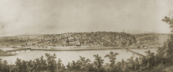 View of Lynchburg From Across the James River